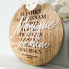 Hochzeitsgeschenk - personalisiertes Holzschild