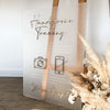 Hochzeitsschild "Handyfreie Trauung" aus Acryl mit 3D Schrift & Spruch | Unplugged Wedding