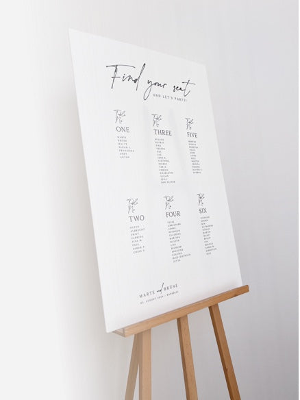 Sitzplan Hochzeit (Sitzordnung & Tischplan)