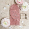 Acrylkarte mit Fuß aus Acrylblock "Our Love Story 2" | personalisiert