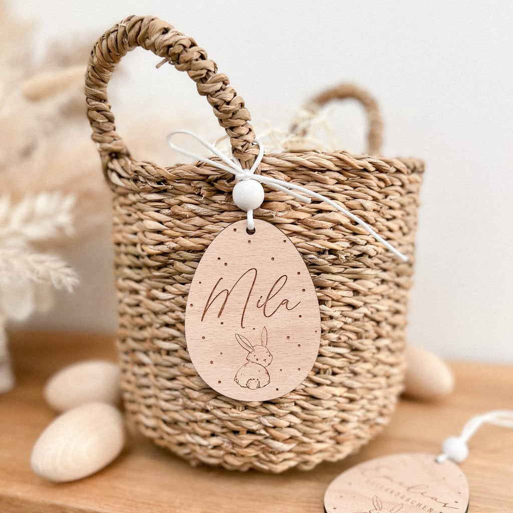 Anhänger Osterei aus Holz №2 | personalisiert
