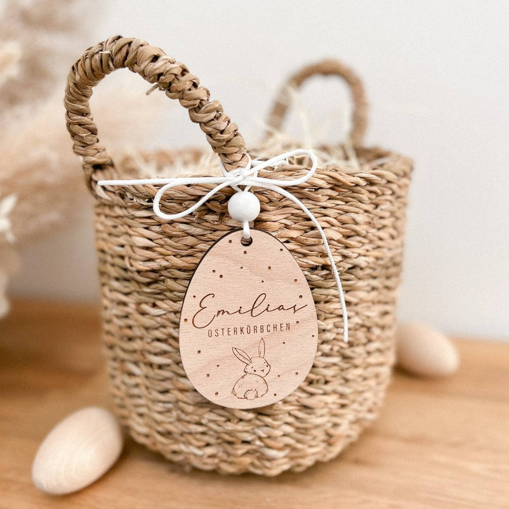 Anhänger Osterei aus Holz №1 | personalisiert