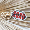 Anhänger Kussmund LOVE XOXO Schlüsselanhänger Taschenanhänger