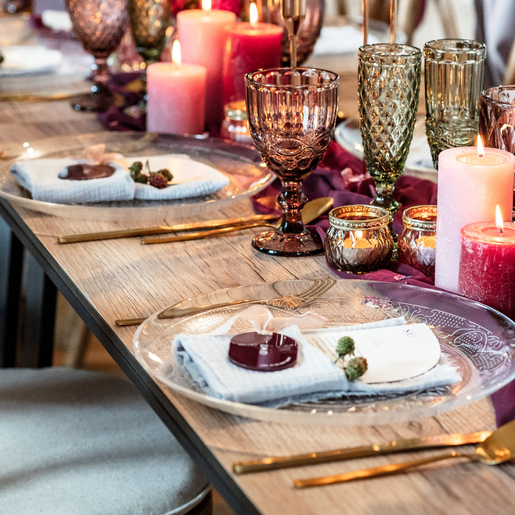 Besondere Platzkarten zur Hochzeit „Berry“ aus Acryl mit UV-Druck