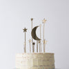 Cake Topper "Mond & Sterne"