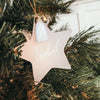 Christmas tree star made of acrylic | personalised