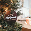 Christbaumschmuck "Merry Christmas" | personalisiert