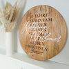 Wooden sign with saying made of mango wood | personalised