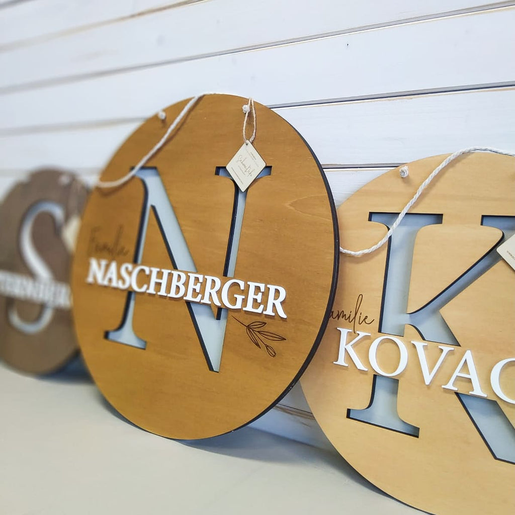 Family sign Sky, personalised