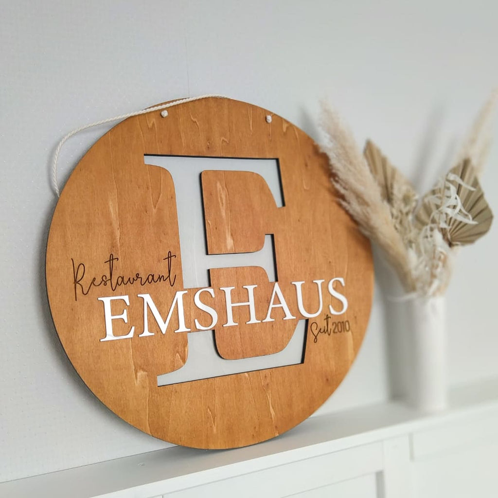 Family sign Sky, personalised