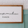 Holzschild "Parker" Shabby | personalisiert