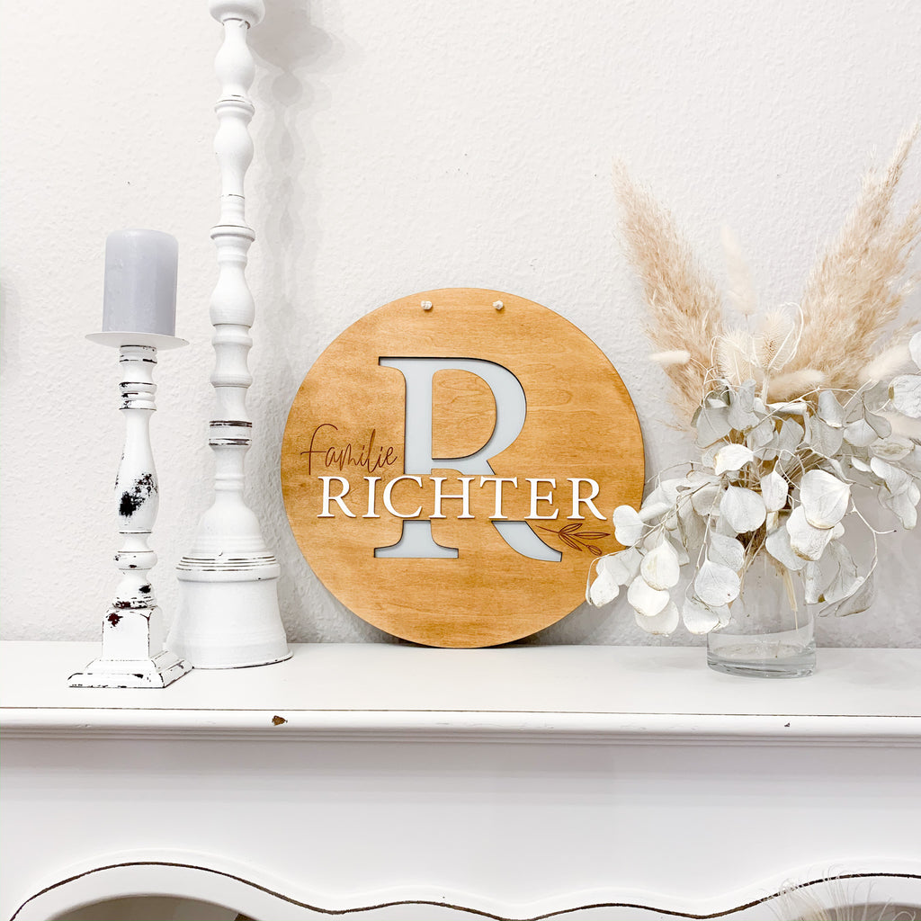 Family sign Sky, personalised