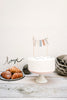 Cake topper - Cake topper garland Elegant, size 20 cm