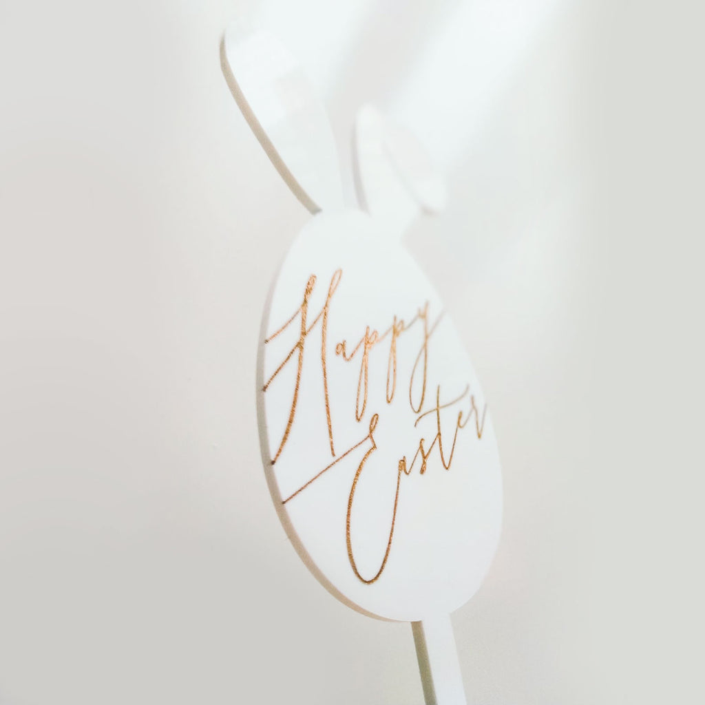 Cake Topper "Happy Easter" aus Acryl