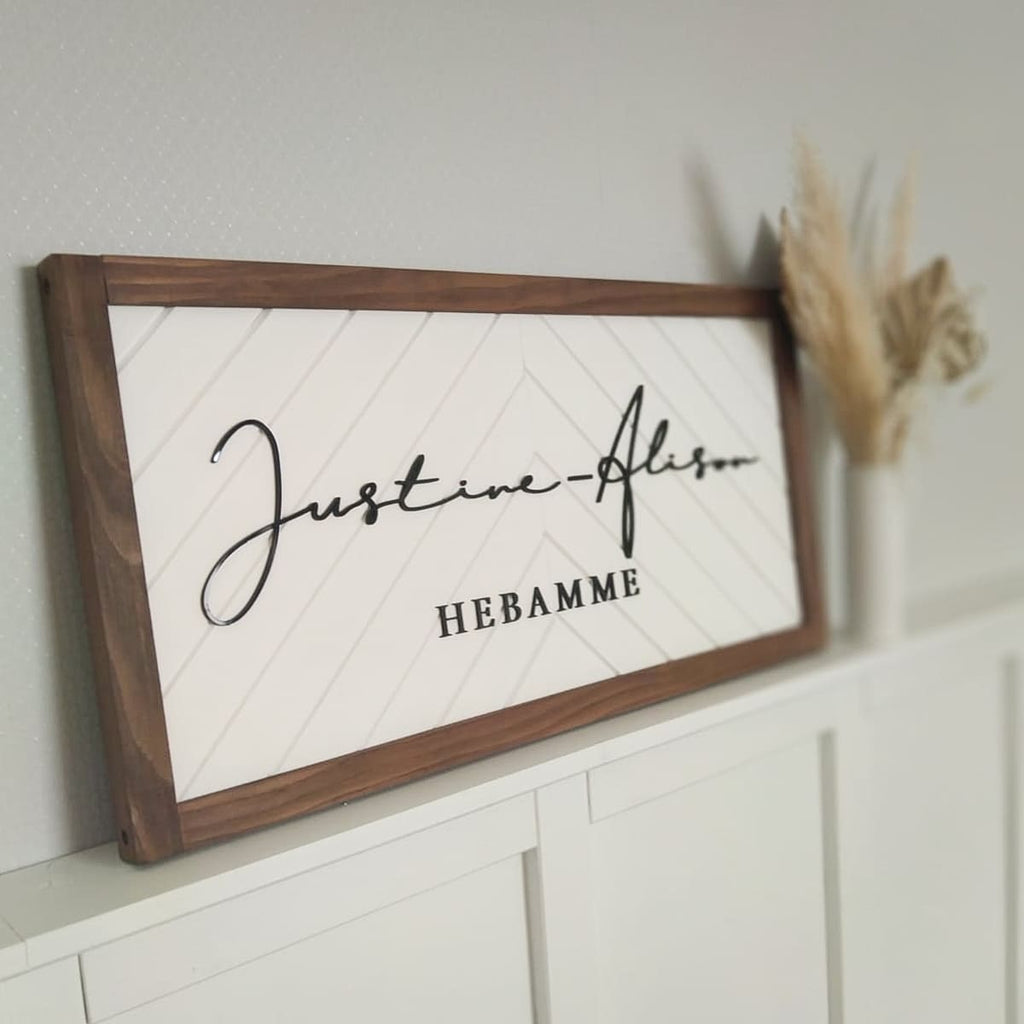 Holzschild "Parker" Shabby | personalisiert