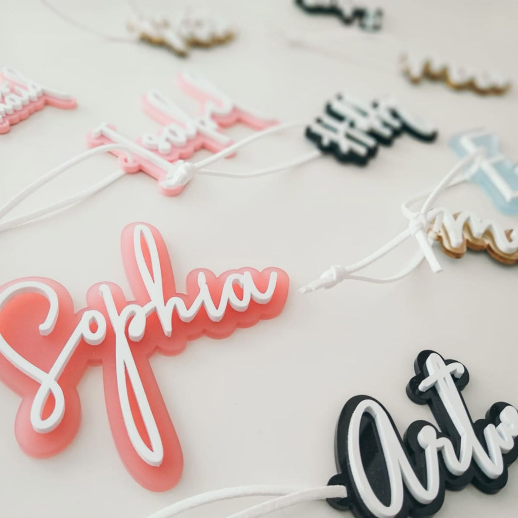 Taschen- & Schlüsselanhänger | Name | personalisiert