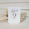 Table number made of acrylic glass | theme 5