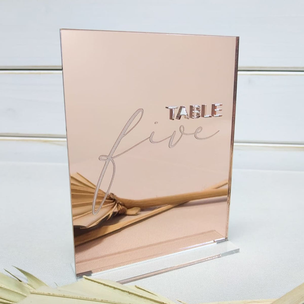 tischnummern acryl