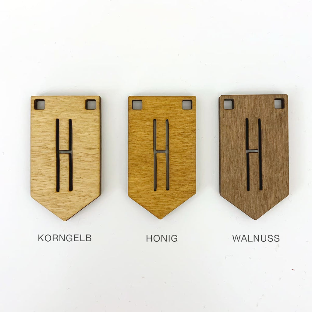 Süße Wimpelkette aus Holz | Set