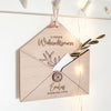 Wunschzettel an Weihnachtsmann | Briefumschlag aus Holz personalisiert