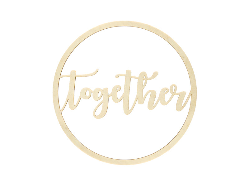 Holz Stuhlschilder "Better Together" - 28 cm