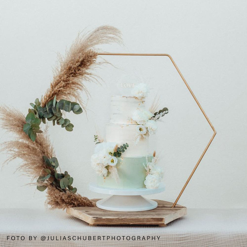 cake topper hochzeit acryl 3d 