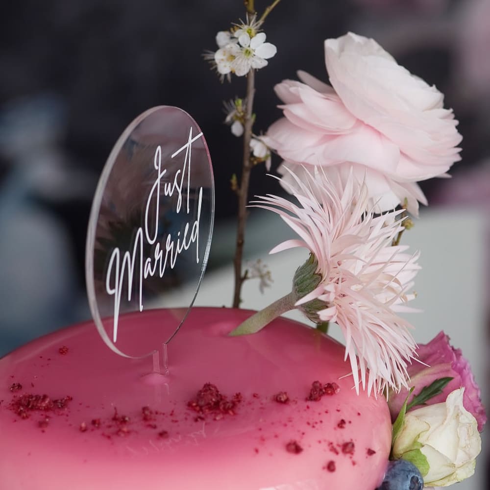 Cake Topper "Just Married"