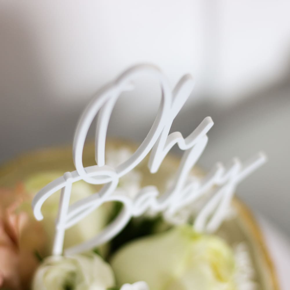 cake topper oh baby
