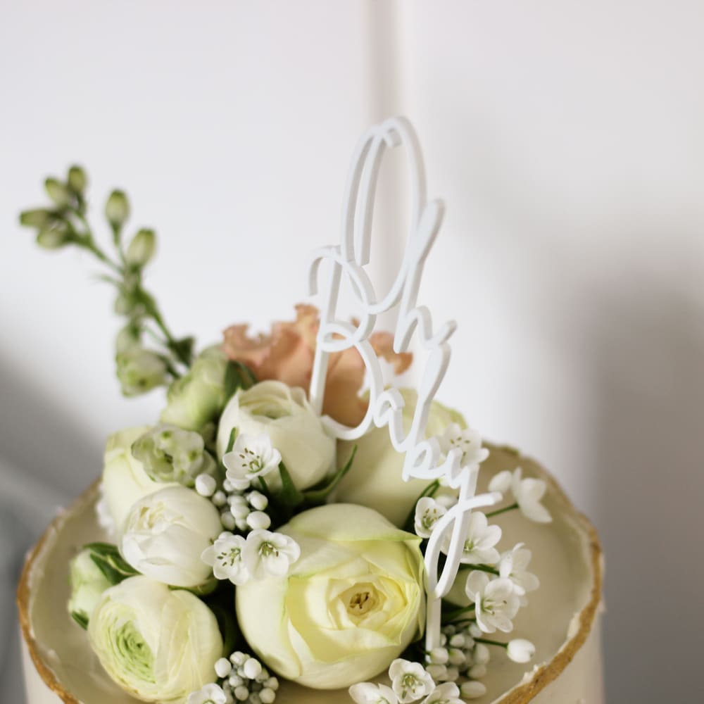 cake topper oh baby