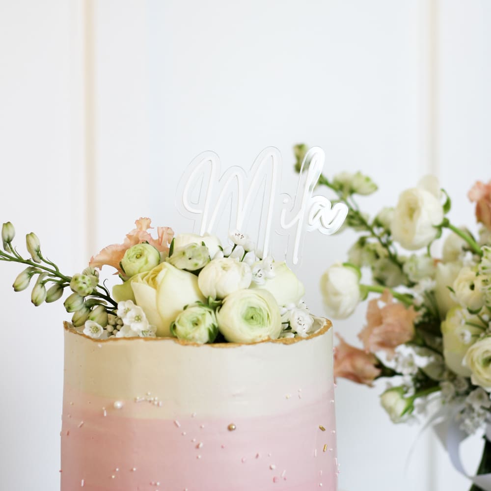 cake topper personalisiert namen kinder baby geburtstag