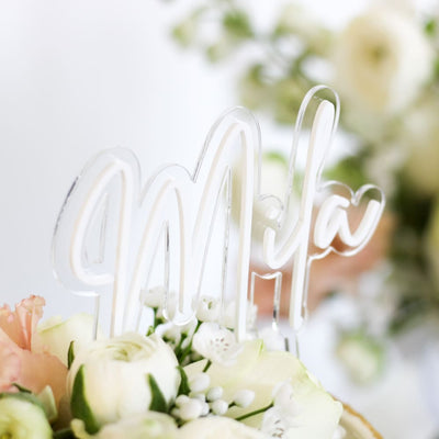 Cake Topper personalisiert mit Namen