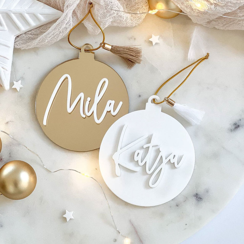 christbaumschmuck acryl