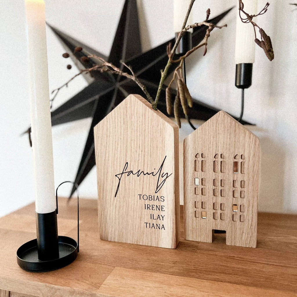 Deko Häuschen aus Holz "Lysvik"