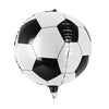 Folienballon "Fußball" - Schwarz/Weiß - Ø 40 cm