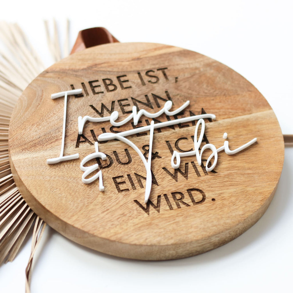 personalisiert holzschild valentinstag geschenk hocheit spruch