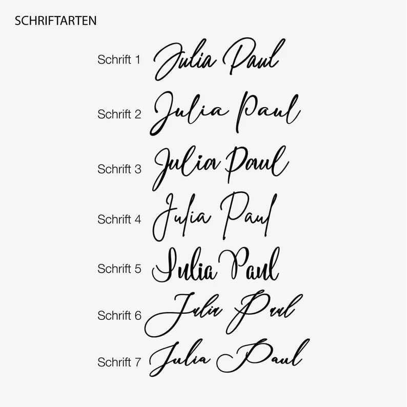 Personalized round acrylic place card