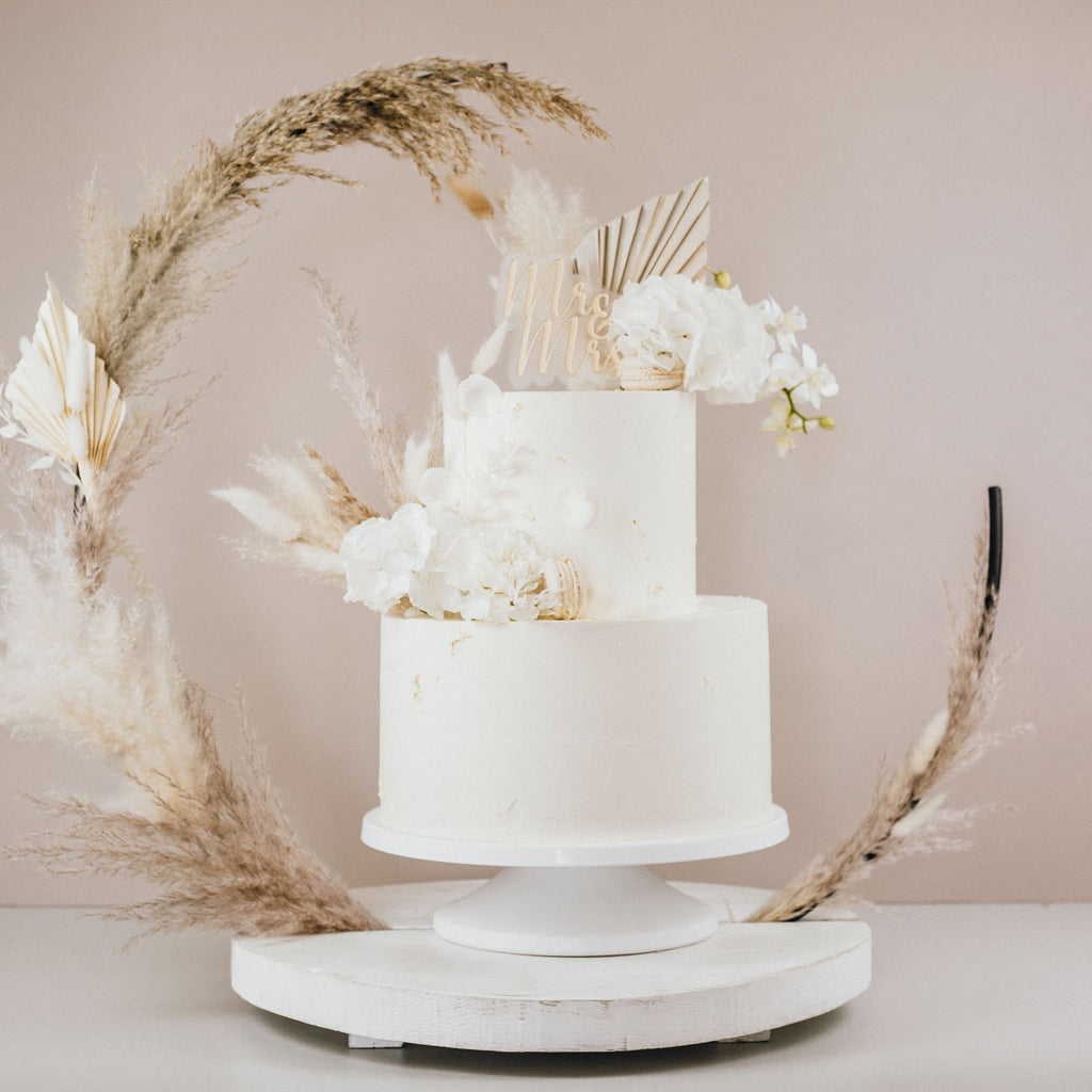Cake Topper Hochzeit "Mr & Mrs" aus Acryl