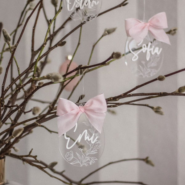 personalisiertes osterei zum aufhangen aus acryl in 3d