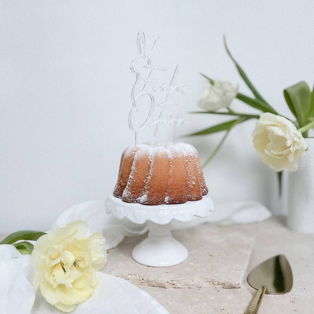 Cake Topper "Frohe Ostern" aus Acryl in 3D