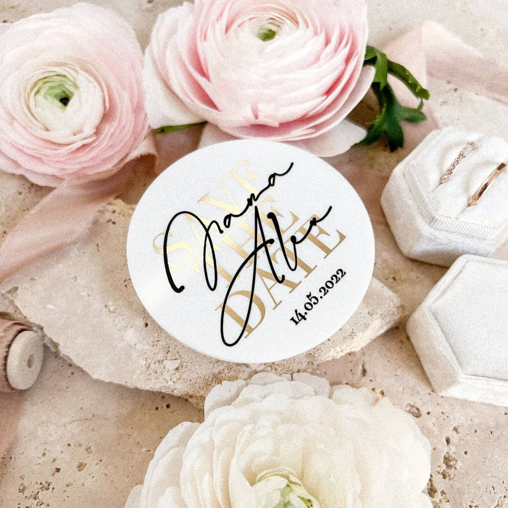 Save The Date Magnet aus Acryl "New York"