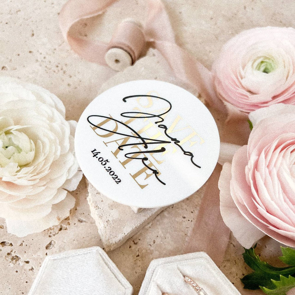 Save The Date Magnet aus Acryl "New York"