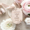 Save the Date Holzmagnet "Oval" personalisiert