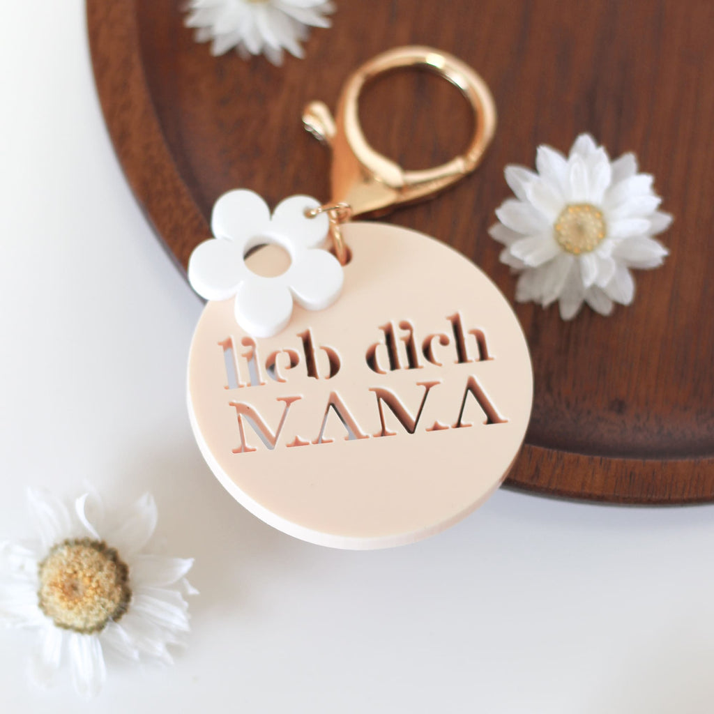 schluesselanhaenger mama lieb dich Mama acryl anhänger