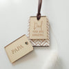 "YOU ARE AMAZING" keychain made of acrylic and wood | personalised